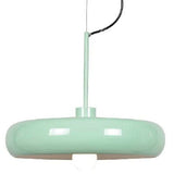 Access Lighting 23882LEDDLP-MGRN/WHT Bistro Round Colored LED Pendant Mint Green and White