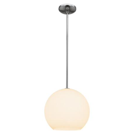 Access Lighting 23951-BS/OPL NitrogenÂ pendant light in satin stainless, front view