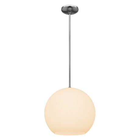 Access Lighting 23952-BS/OPL NitrogenÂ pendant light in satin stainless, front view