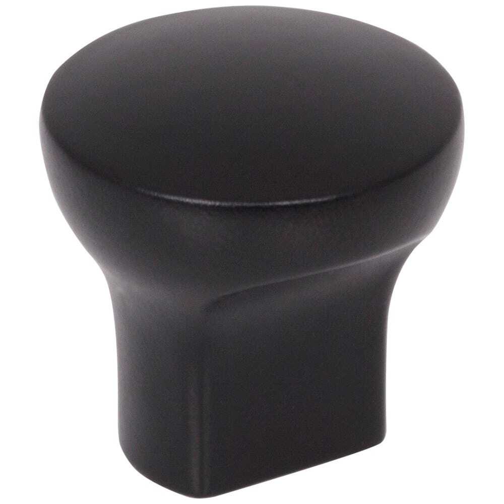 Elements 239MB matte black cabinet knob