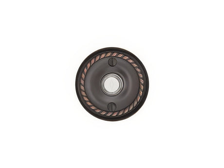 Emtek 2401US10B oil rubbed bronze doorbell