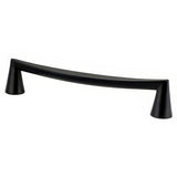 Berenson 2402-1055-P matte black cabinet handle pull