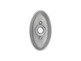 Emtek 2402US19 flat black doorbell