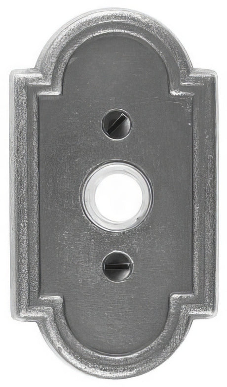 Emtek 2411FB flat black doorbell
