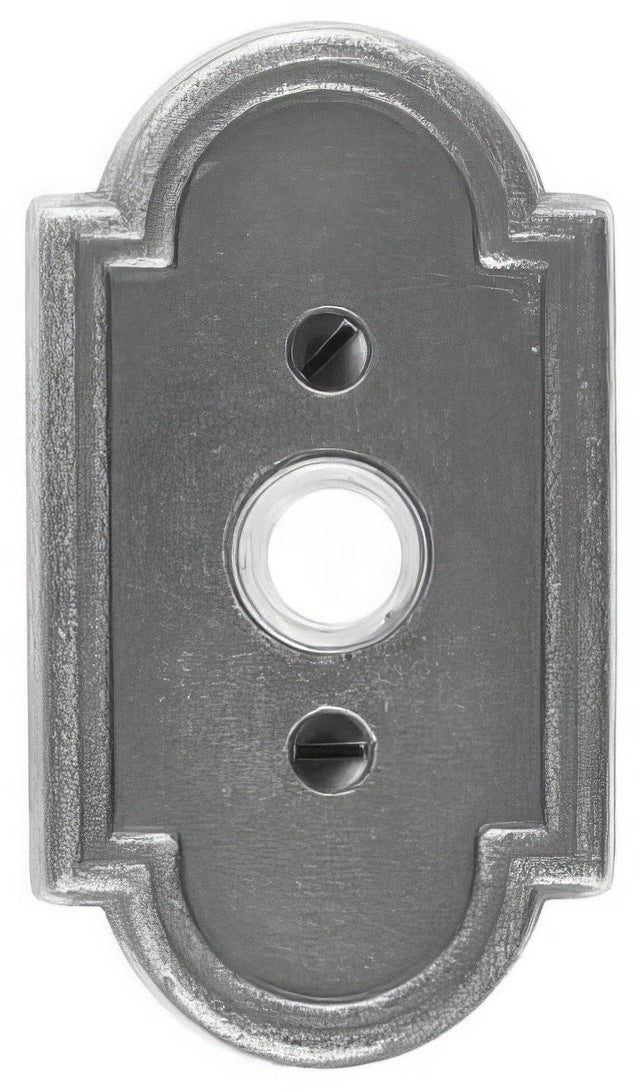 Emtek 2411FB flat black doorbell
