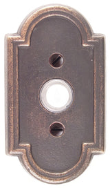Emtek 2411MB medium bronze doorbell