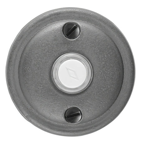 Emtek 2412FB flat black doorbell