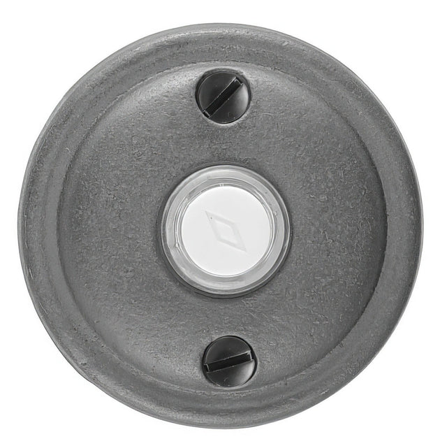 Emtek 2412FB flat black doorbell
