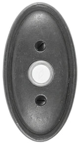 Emtek 2414FB flat black doorbell