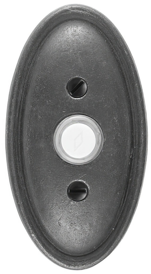 Emtek 2414FB flat black doorbell