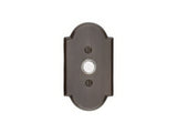 Emtek 2421FB flat black doorbell