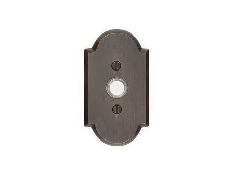 Emtek 2421FB flat black doorbell