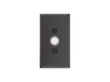 Emtek 2423FB flat black doorbell