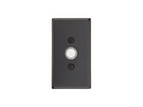 Emtek 2423FB flat black doorbell
