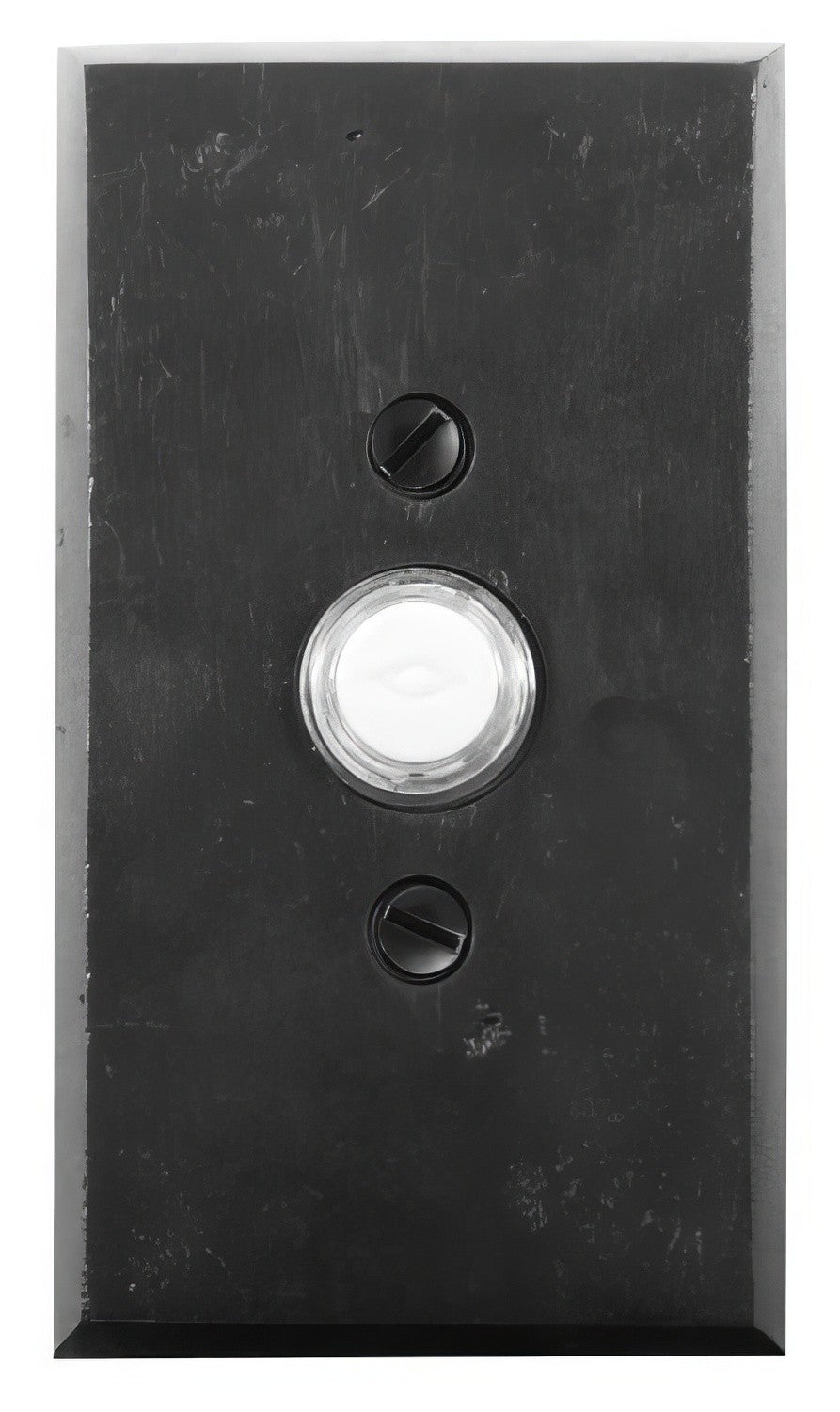 Emtek 2423TWB tumbled white bronze doorbell