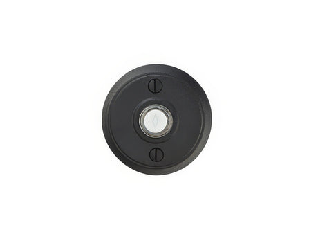 Emtek 2432FB flat black doorbell