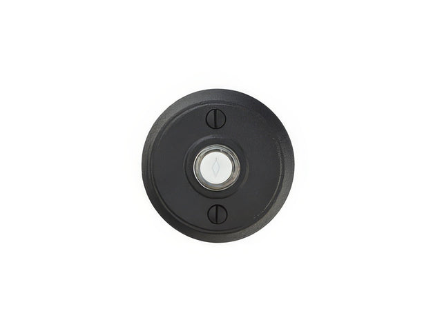 Emtek 2432FB flat black doorbell