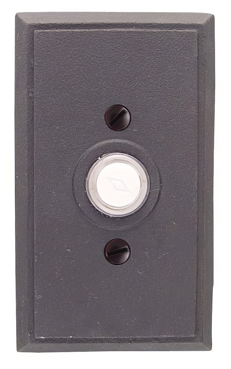 Emtek 2433FB flat black doorbell