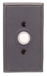 Emtek 2433FB flat black doorbell