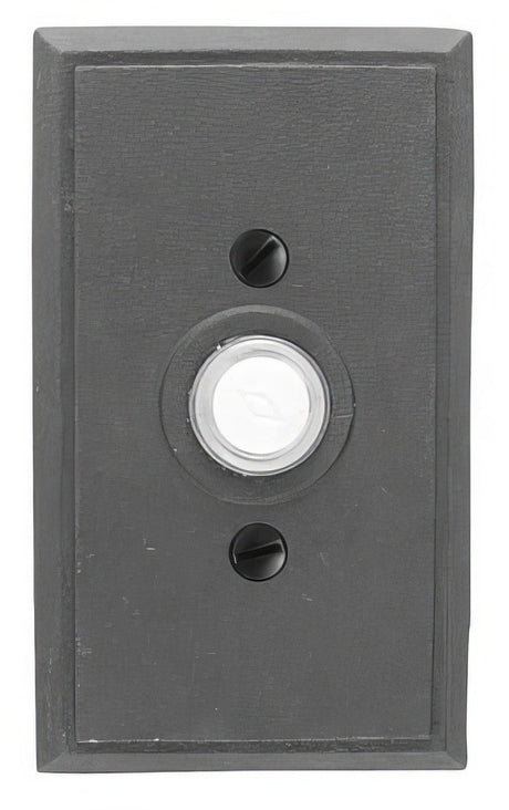 Emtek 2433SS satin steel doorbell