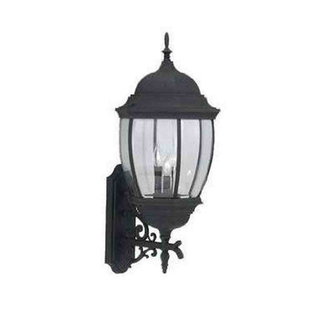 Designers Fountain 2442-BK black wall lantern