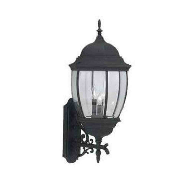 Designers Fountain 2442-BK black wall lantern