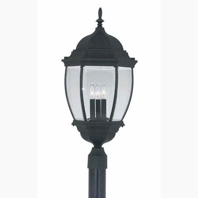Designers Fountain 2446-BK black post lantern