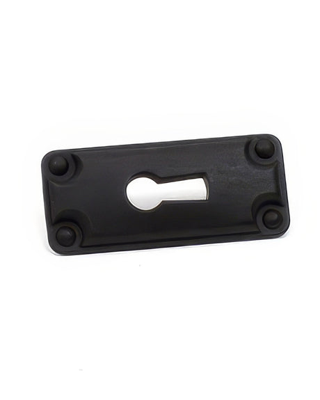 Century Hardware 24569-MB matte black keyplate