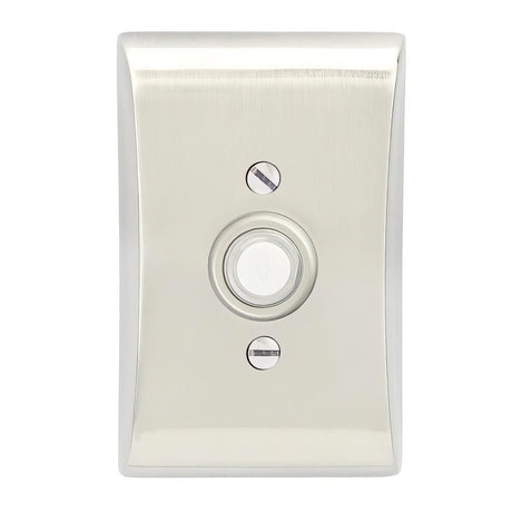 Emtek 2460US15 satin nickel doorbell