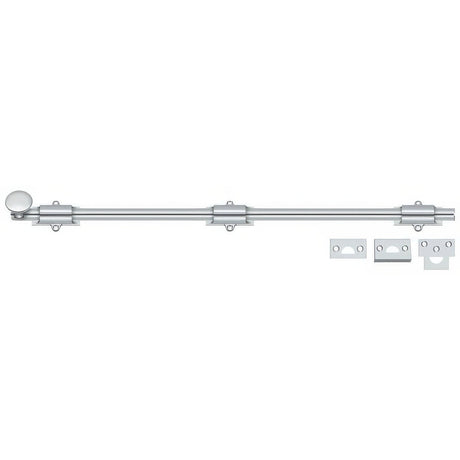Deltana 24SB26 polished chrome surface bolt