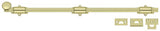 Deltana 24SB3-UNL unlacquered bright brass surface bolt