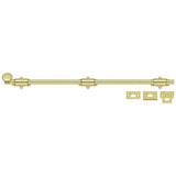 Deltana 24SB3 polished brass surface bolt