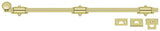 Deltana 24SB3 polished brass surface bolt
