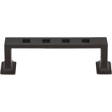 Atlas Homewares 250-O Craftsman cabinet pull in satin stainless, additional view