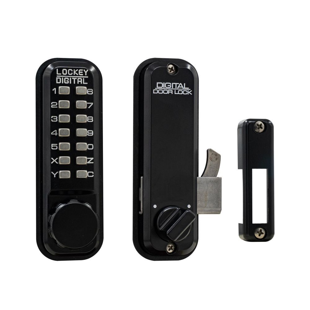 Lockey 2500JBMG 2000 Series mechanical pushbutton locksets, additional view