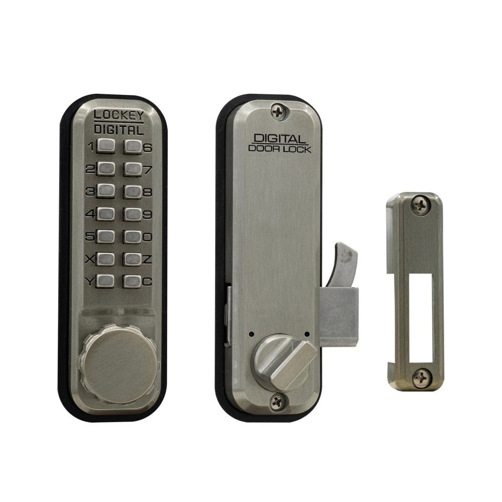 Lockey 2500SN 2000 Series mechanical pushbutton locksets, additional view