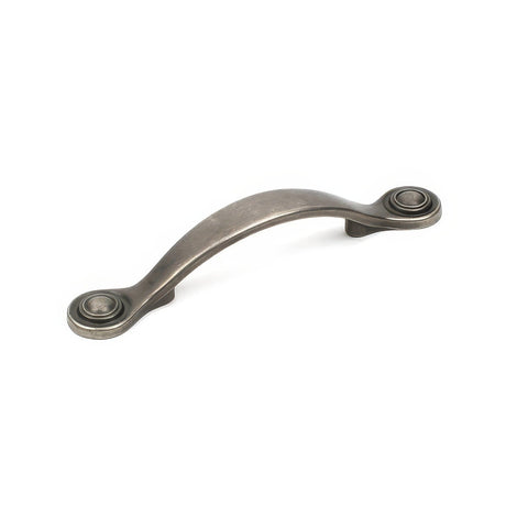 Century Hardware 25143-AP Baroque cabinet pull handle in satin stainless, additional view
