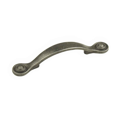 Century Hardware 25143-AS Baroque cabinet pull handle in satin stainless, additional view