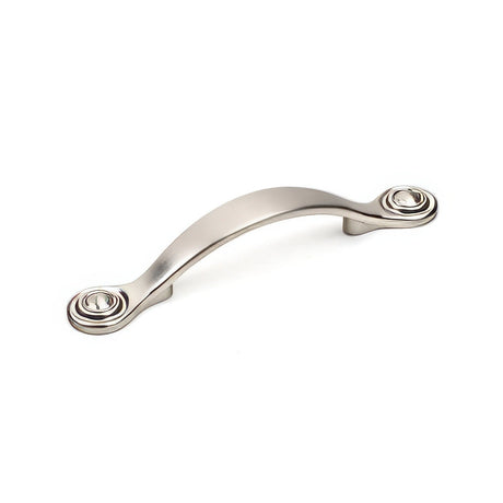 Century Hardware 25143-DSN Baroque cabinet pull handle in satin stainless, additional view