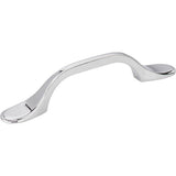 Elements 254-3PC polished chrome cabinet pull