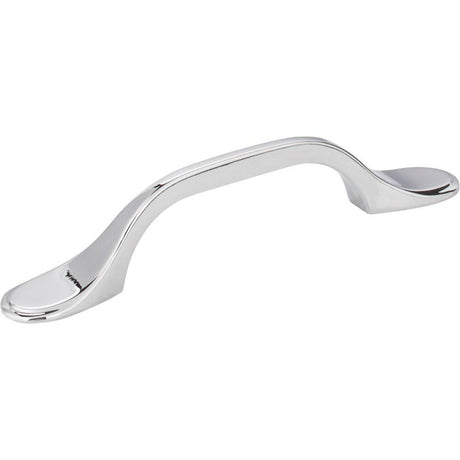 Elements 254-3PC polished chrome cabinet pull