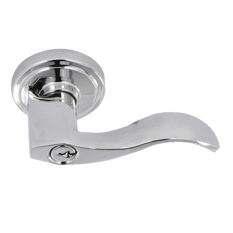 Better Home Products 25588CHLT chrome keyed entry door lever