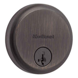 Kwikset 258 Hometown Low Profile Single Cylinder SmartKey Deadbolt in Venetian Bronze