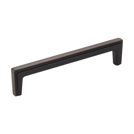Jeffrey Alexander 259-128DBAC brushed oil rubbed bronze cabinet drawer pull