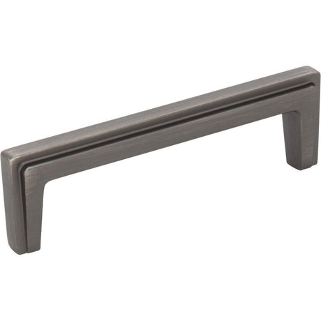 Jeffrey Alexander 259-96BNBDL Lexa cabinet drawer pull in satin stainless, additional view