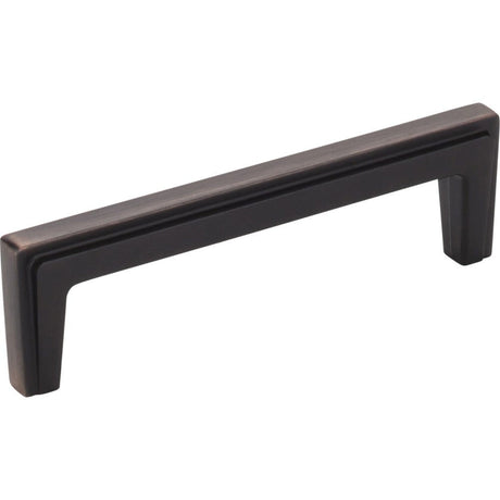 Jeffrey Alexander 259-96DBAC Lexa cabinet drawer pull in satin stainless, additional view