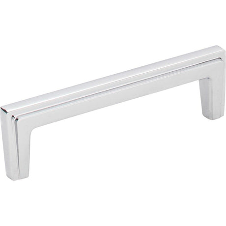 Jeffrey Alexander 259-96PC Lexa cabinet drawer pull in satin stainless, additional view
