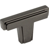 Jeffrey Alexander 259BN black nickel t shaped cabinet knob