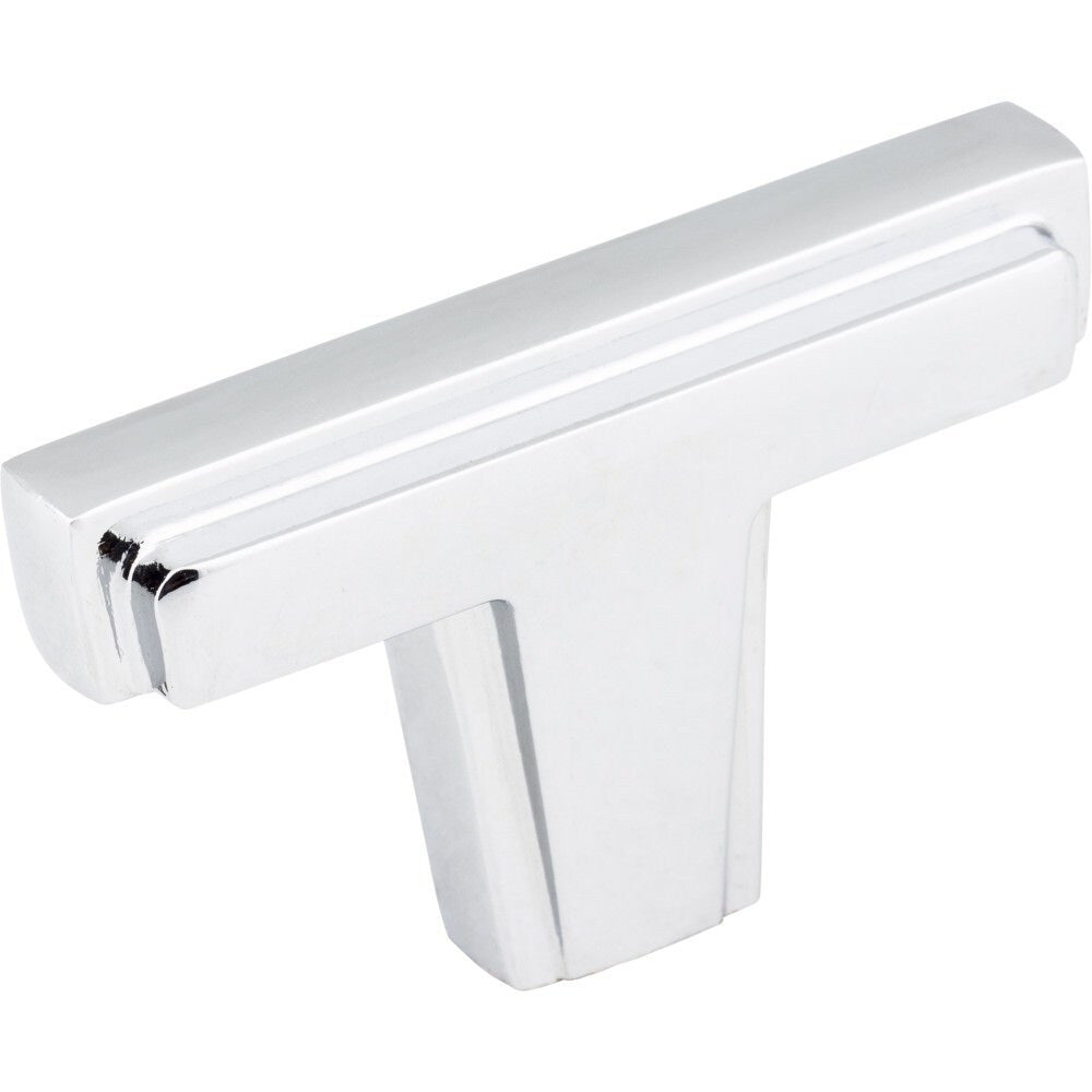 Jeffrey Alexander 259PC polished chrome t shaped cabinet knob