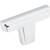 Jeffrey Alexander 259PC polished chrome t shaped cabinet knob